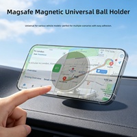 Support de téléphone magnétique rotatif universel OEM ODM, accessoires flexibles, angle réglable, antidérapant, pour voiture