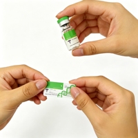 Étiquettes en vinyle pour flacons de peptides en gros, autocollants personnalisés imperméables de 2 ml, 10 ml, 15 ml pour poudres de peptides