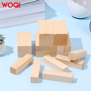 WOQIプレミアムスムースソフトパインウッドカービングブロック未完成DIYホイットキット子供 & 大人向けビジネスギフトエレガントなボックス - Product Image 5
