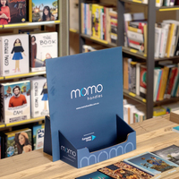 Présentoir de magasin de bandes dessinées en carton personnalisé présentoirs de magazines porte-brochures en papier