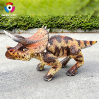 Nouveau robot dinosaure réaliste personnalisé en forme de Triceratops, robot animatronique mécanique, robot chien, dinosaure télécommandé