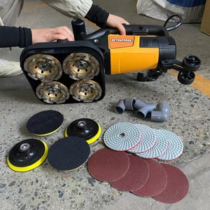 Kleine Handgeführte Betonschleif- und Poliermaschine mit Vier Köpfen - Product Image 3
