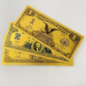 Uang Kertas Replika Dolar Grosir 1899 1 2 5 Dolar Uang Kertas Peringatan Berlapis Emas 24K Uang Film - Product Image 3