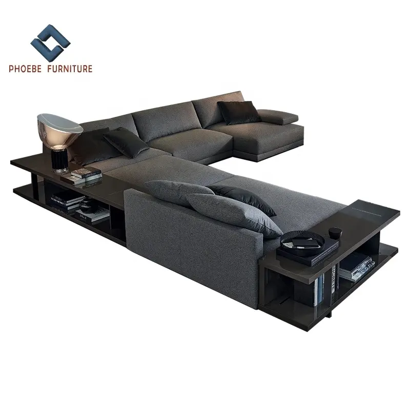Set Sofa Modular Lounge Italia, 7 Bagian Tempat Duduk Ruang Tamu