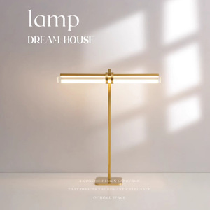 All-Copper Italian Design Table Lamp for Bedroom Office High-End Luxury Creative New Model <b>Socket</b> Decorative Bedside Work - Product Image 2