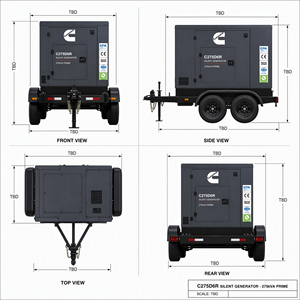 เครื่องกำเนิดไฟฟ้าดีเซลที่ได้รับการรับรองมาตรฐาน EAC EPA ขนาด 25 กิโลวัตต์ 45 กิโลวัตต์ |   เครื่องกำเนิดไฟฟ้าสำรองแบบเงียบ 3 เฟส 12 ชั่วโมง ถังน้ำมันอะลูมิเนียม พร้อมระบบ ATS และเบรกเกอร์ ABB - Product Image 3