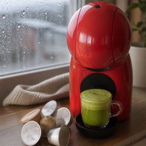 Capsules de Latte Matcha Vanille – 16 par boîte – Dosettes de thé vert doux et sucré – Style Cappuccino – Prix de gros - Product Image 5