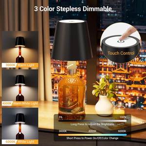 Diy Table Led Dimmable Wireless Color Changing Plasma Lava Vine Table Led Wireless Wine Bottle Cap Lamp Kit for Bottle - Product Image 2