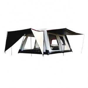 Luxury Double-Decker Camping <b>Tent</b> Iron <b>Poles</b> Quickly Opened Four-Season 2000-3000Mm Waterproof Oxford 420X300x200cm One Bedroom - Product Image 1