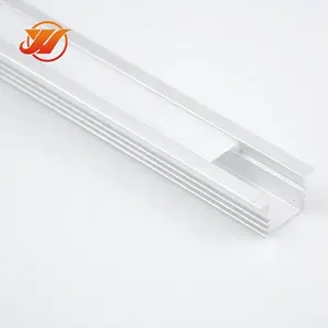 Extruded led linear light bar aluminum heat sink display aluminium frame profile enclosure strip manufacturers