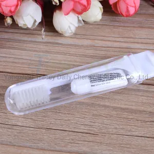 Yangzhou Factory Plastic Travel Folding Tooth Brush Airline Foldable Toothbrush