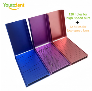 Scatola per Frese Dentali ad Alta Velocità in Alluminio Autoclavabile con 152 Fori, Accessorio per Trapano Dentale - Product Image 3
