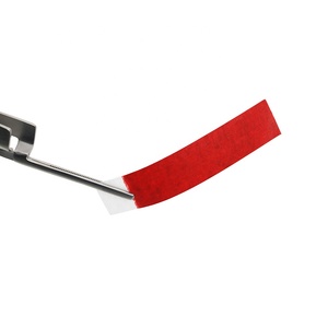 Fórceps de papel articulado dental, instrumentos de aço inoxidável de retenção cirúrgica reta/curvada - Product Image 6