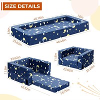 Nouveau lit de voyage et chaise longue portable 2-en-1 pour tout-petits, personnalisable en usine, lavable et pliable, pour enfants, modèle 2026