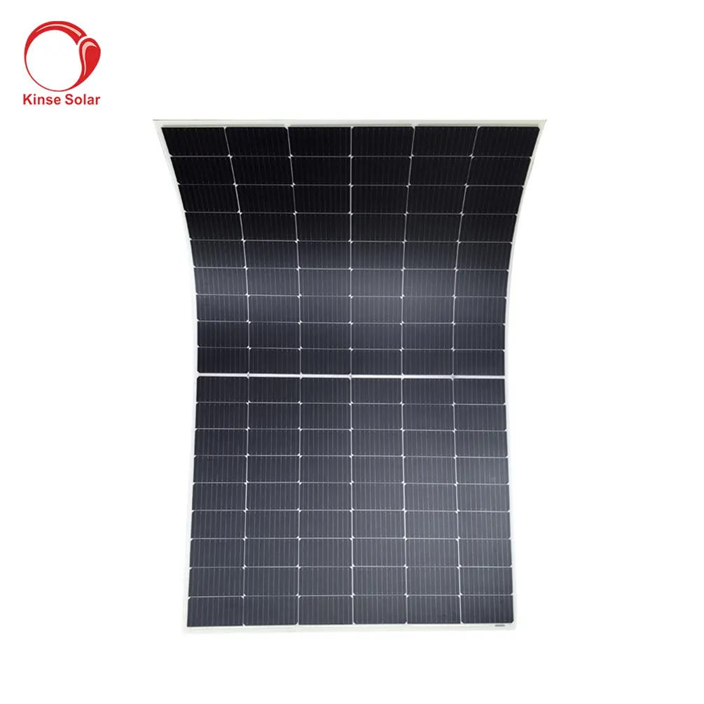 Siliconen Dunne Film Commerciële Panelen 370W 380W 390W Flexibele Sol Monocristaline 390W Flexibel Zonnepaneel