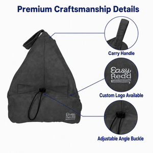 Support de tablette portable en forme de coussin, réglable en angle, pour <span class=keywords><strong>livre</strong></span> et lecteur électronique, avec poche de rangement pour lecture au lit ou <span class=keywords><strong>sur</strong></span> canapé, personnalisable OEM - Product Image 2