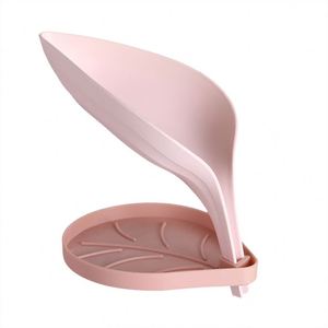 <b>Plastic</b> Leaf Holder, Self Drain Stand Storage Plate <b>Tray</b> Soap Dish Case for Bathroom and Kitchen - Product Image 5
