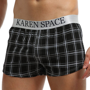 Sous-vêtements de <span class=keywords><strong>pyjama</strong></span> pour <span class=keywords><strong>homme</strong></span>, caleçons boxer pour <span class=keywords><strong>homme</strong></span>, coton doux et confortable, populaires, amples, shorts de sport, culottes - Product Image 2