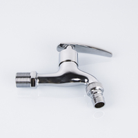 Robinets d'eau de jardin muraux robinet pleine grandeur 1/2-3/4 ''eau chaude froide robinet à bavette en laiton tuyau Bibcock