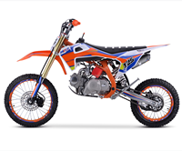 Moto Cross 125 DT125 4 Vitesses Semi-Automatique Roues 17/14 Pit Bike Dirt Bike Enfant Certifiée CE