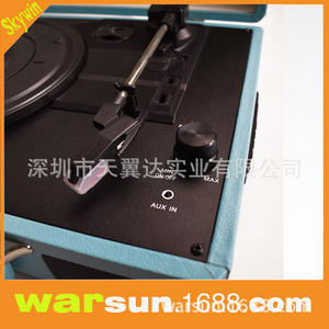 Tourne-disque alimenté par USB avec sortie RCA, étui en cuir Skywin, lecteur de disques vinyles - Product Image 5