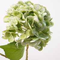 Bunga Hydrangea Buatan Kepala Besar Grosir, Bunga PU Sentuhan Lembut Seperti Asli untuk Dekorasi Pernikahan, Dinding Bunga, Pasokan Grosir