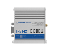 Passerelle IoT Teltonika TRB142 RS232 4G LTE Cat1 avec contrôle SMS, FOTA, VPN/IPsec, logiciel Open WRT