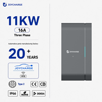 JOYCHARGE Pengisi Daya EV AC 11kW Baru Tipe Wallbox 2 3 Fase 16A Stasiun Pengisian Cepat dengan Kabel 5 Meter Bersertifikasi CE