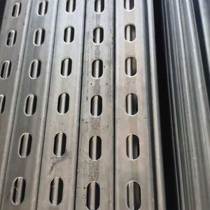 Customized Galvanized Strut Channel 41x41 C Channel Slotted Rail Solar Mounting System Photovoltaic <b>Bracket</b> - Product Image 3