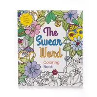 Özel çocuk moda silinebilir kitap yetişkin için boyama kitabı baskı renk