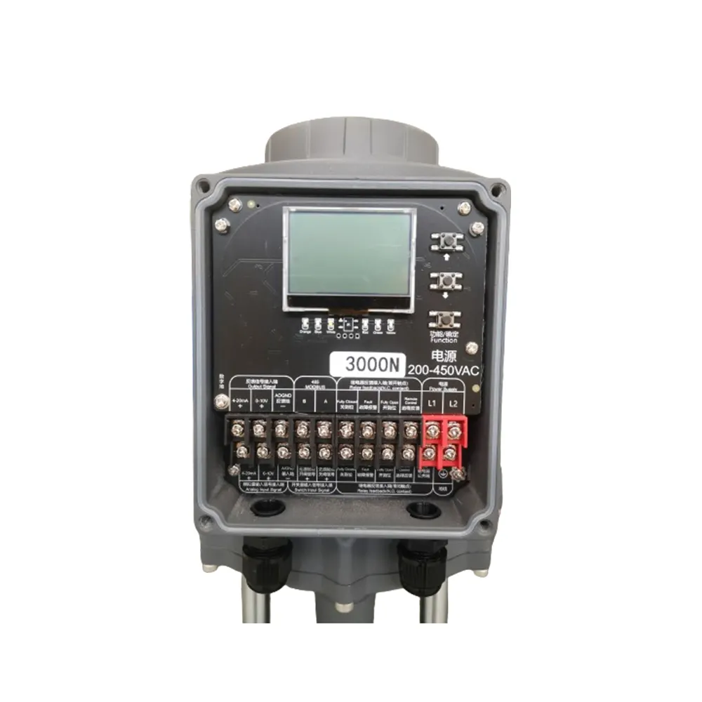 ZDLP-16K DN50 PN16 CF8 נירוסטה קיטור בטמפרטורה גבוהה 220VAC 4-20mA יחיד יושב דו כיווני שסתום בקרה חשמלי