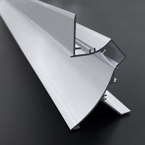 Yeso de perfil LED de cubierta de PC de alta calidad OEM en perfil LED de canal de aluminio LED para barra de luz de tira LED - Product Image 4