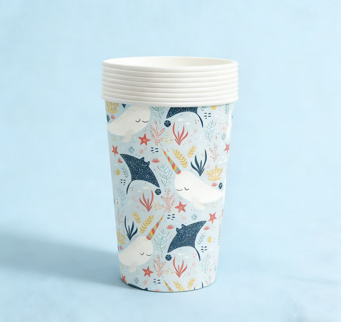 ถ้วย 9IOZ*8 ชิ้น