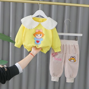 Ensemble de vêtements en coton pour petite fille, vêtements à la mode, pour enfant de 1 à 4 ans, Style de printemps, 2022 - Product Image 3