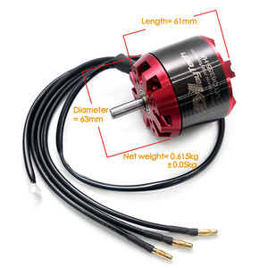 Motor Maytech 6355 200KV <span class=keywords><strong>para</strong></span> Patineta Eléctrica, Cubierta Sin Sellar, Gran Disipación de Calor, Motor CC Sin Escobillas con Sensor Hall - Product Image 5