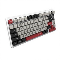 Teclado Mecánico Inalámbrico Tri-Modo 2.4G/USB/BT, Intercambiable en Caliente, con Gasket, para Juegos, RGB, Teclas con Impresión Lateral, Programable, 79 Teclas