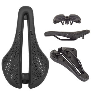 Meilleures ventes <span class=keywords><strong>Selle</strong></span> de vélo en cuir PU imprimé en 3D Légère Respirante Coussin creux respirant <span class=keywords><strong>Course</strong></span> sur route Exercice - Product Image 4