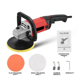 Polisseuse de voiture portable sans balais avec cordon, plateau de 180 mm, 1050 W, petite taille, pour réparation de rayures sur sols domestiques et entretien de vitres de voiture - Product Image 6