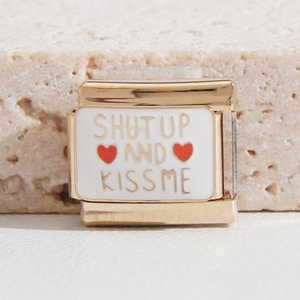 Fabricante de Dijes Personalizados, Dijes Italianos de Acero Inoxidable 316L con Baño de Oro PVD de 18k, Resistentes al Agua, para la Creación de Joyería - Product Image 5