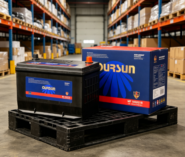 WHLI 12V90AH Maintenance Free New Car Battery NS90 for Car Engine Starting High Durability