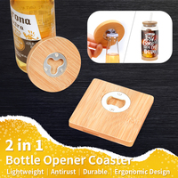 PYD Life Sublimation Vente en gros de supports vierges personnalisables pour aimants de réfrigérateur photo, décapsuleurs en bambou, sous-verres et décapsuleurs à vin