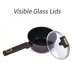 <span class=keywords><strong>Casserole</strong></span> en aluminium antiadhésive avec couvercle, poignée anti-chaleur, casseroles polyvalentes compatibles avec l'<span class=keywords><strong>induction</strong></span>, <span class=keywords><strong>sans</strong></span> <span class=keywords><strong>PFOA</strong></span> - Product Image 5
