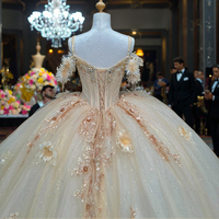 Robe De bal de Quinceanera scintillante personnalisée chaude robe De 15 appliques Anos pour robe De mariée d'anniversaire