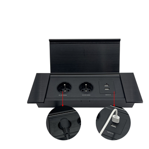 Toma <span class=keywords><strong>de</strong></span> corriente <span class=keywords><strong>de</strong></span> aluminio <span class=keywords><strong>de</strong></span> alta calidad 10A, estándar IP44 con 2 salidas para muebles <span class=keywords><strong>de</strong></span> escritorio <span class=keywords><strong>de</strong></span> oficina, precio <span class=keywords><strong>de</strong></span> fábrica - Product Image 3