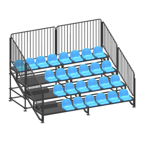 Tribuna Metálica Desmontable para Exteriores, Gradas con Asientos <span class=keywords><strong>de</strong></span> Material PP para Uso en Estadios - Product Image 1