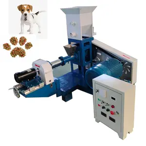 Evcil köpek maması pelet üretme makinesi soğuk pres köpek maması evcil köpek maması makineleri