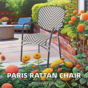 Silla <span class=keywords><strong>de</strong></span> mimbre <span class=keywords><strong>de</strong></span> bambú <span class=keywords><strong>de</strong></span> París cocina jardín Patio césped café restaurante exterior Interior <span class=keywords><strong>precio</strong></span> al por mayor estilo francés comedor café - Product Image 5