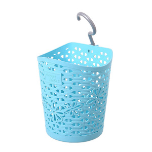 Plastic Hanging Basket Bowl 15.5x14x18 Cm For Sundries Storage Bathroom Shower Use - Product Image 5