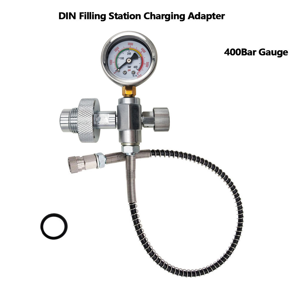 Argent avec manomètre 400 bar