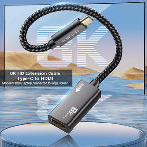 ULT-Unite 4K 60HZ USB 3.1 Type-C สำหรับ<span class=keywords><strong>สาย</strong></span><span class=keywords><strong>ต่อ</strong></span>ชุบทองพร้อมตัวเรือนอลูมิเนียมและ PVC braided ภายนอก - Product Image 3